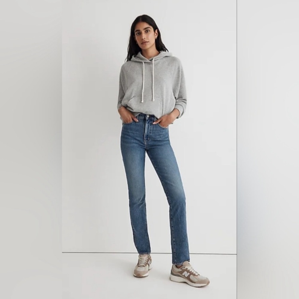NWT Madewell The Perfect Vintage Straight Jean High Rise Womens Jeans Size 24 00
